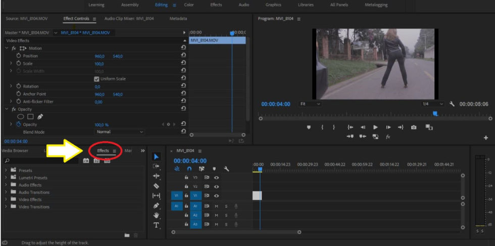 Как сделать плавное появление картинки в premiere pro